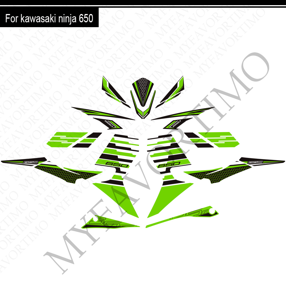 Model Kit Ninja - Naklejki na bak paliwa Kawasaki Ninja