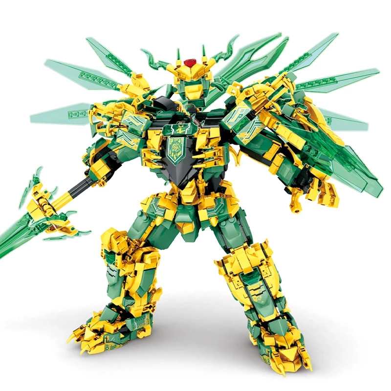 Model Kit Ninja - 1618 elementów Wojownicze Mechaniczne Tytanowie Mecha