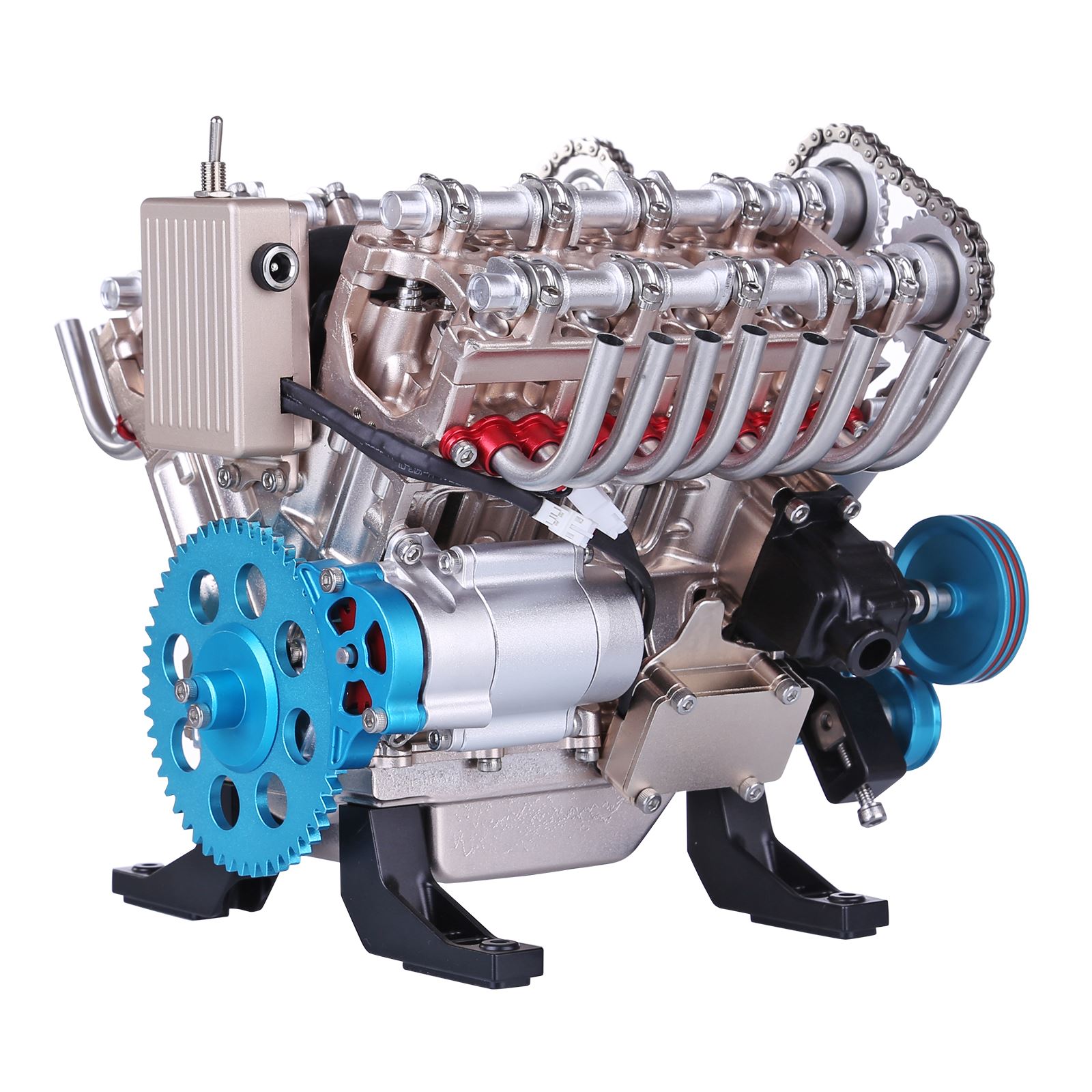 Model Kit V8 Engine - 500+ szt. DIY Model Silnika V8