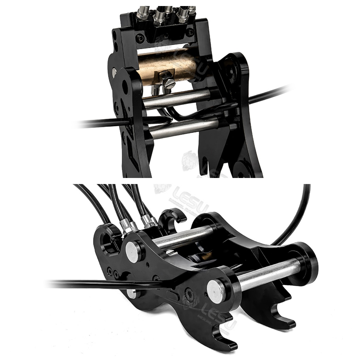 Model Kit Excavator - Hydrauliczne szybkozłącze metalowe do koparki LESU