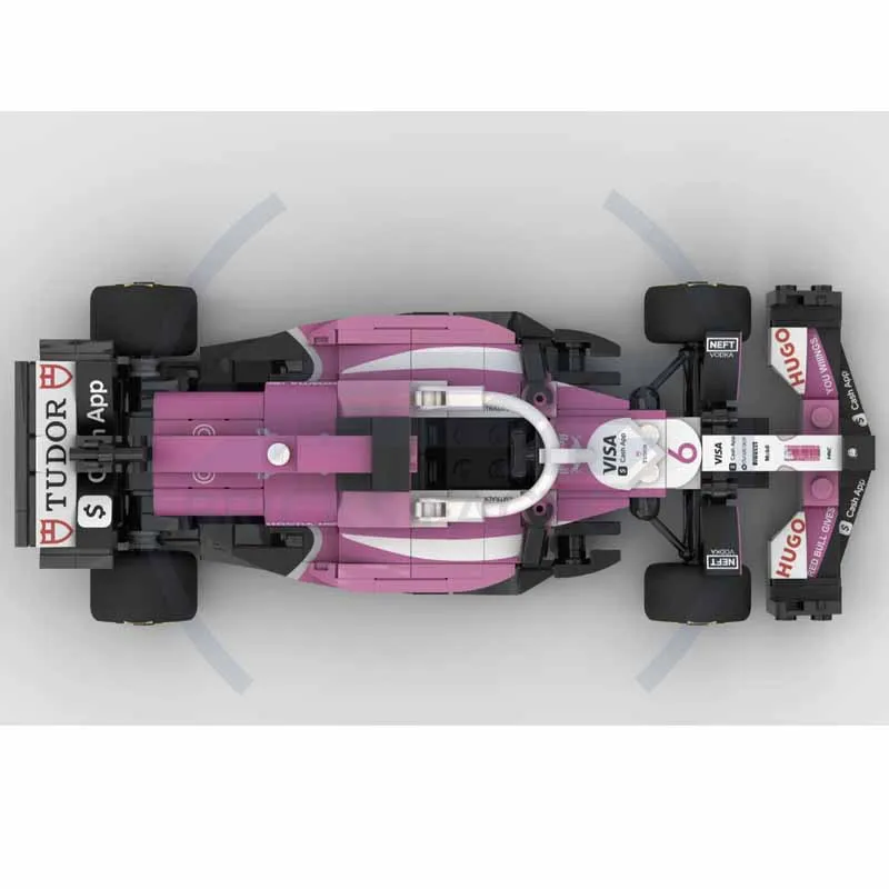 Model Kit F1 - MOC-220988 Klocki Konstrukcyjne F1 Racing Samochód