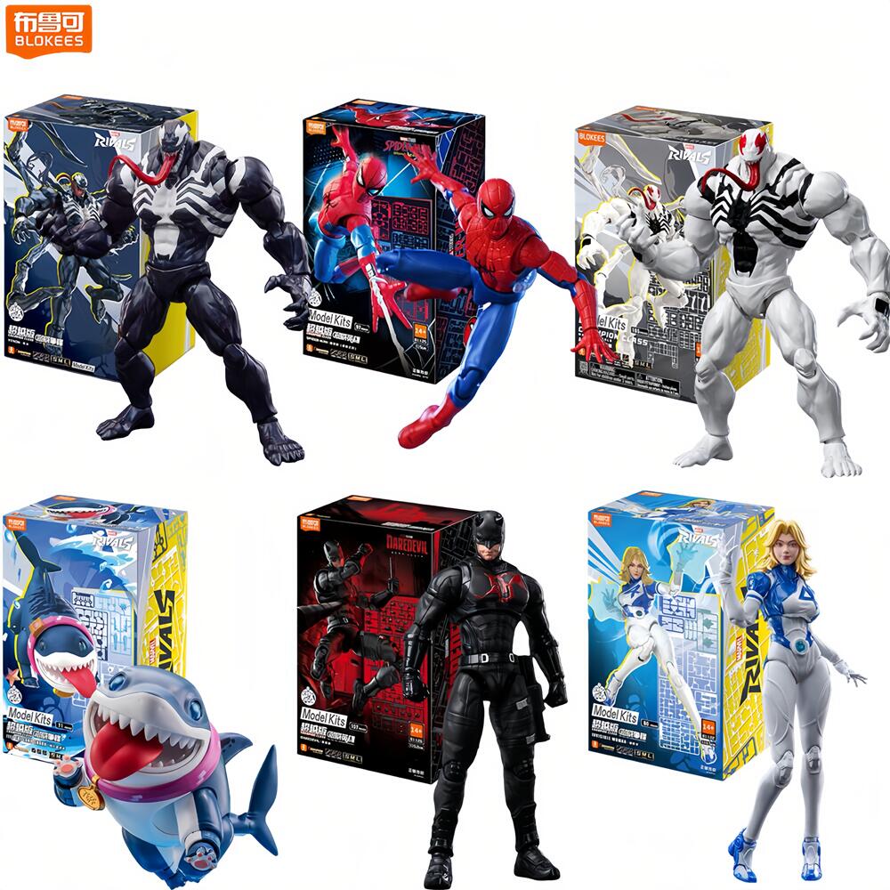 Model Kit Spiderman - Blokees Spider-Man Anti-Venom Daredevil Figurka Akcji