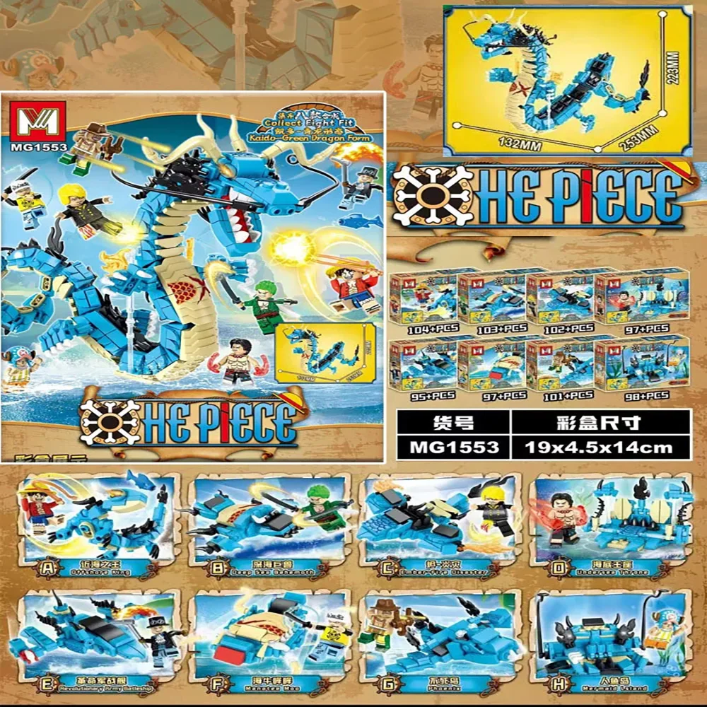 Model Kit Ixchel - 8w1 Klocki Konstrukcyjne One Piece Niebieski