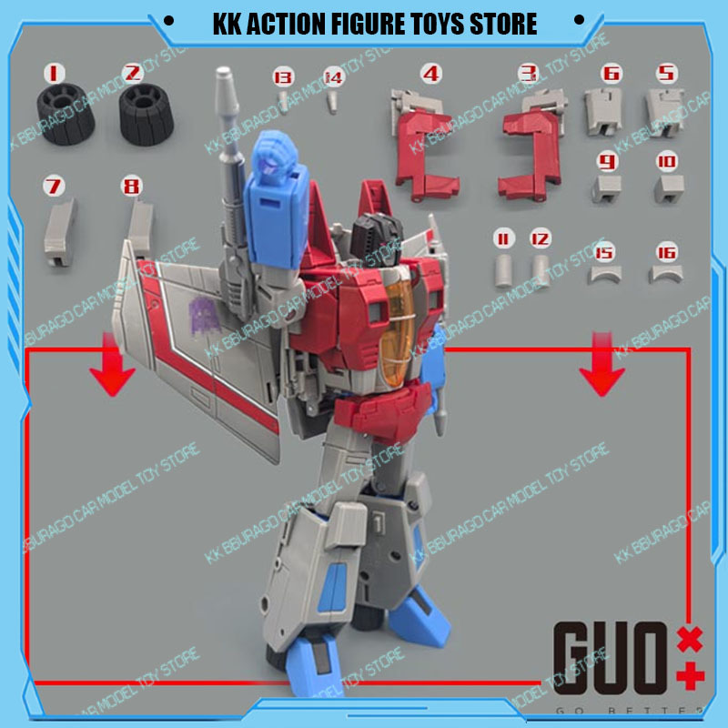 Model Kit Studio - GUO Studio Transformacja SS86 Starscream Figurki