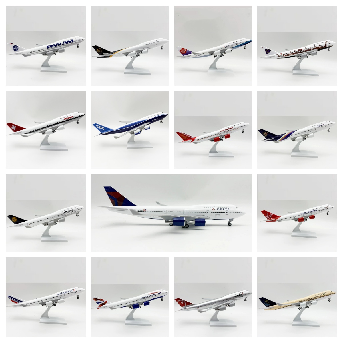 Model Kit Planes - Model samolotu B747 w skali 1/250,