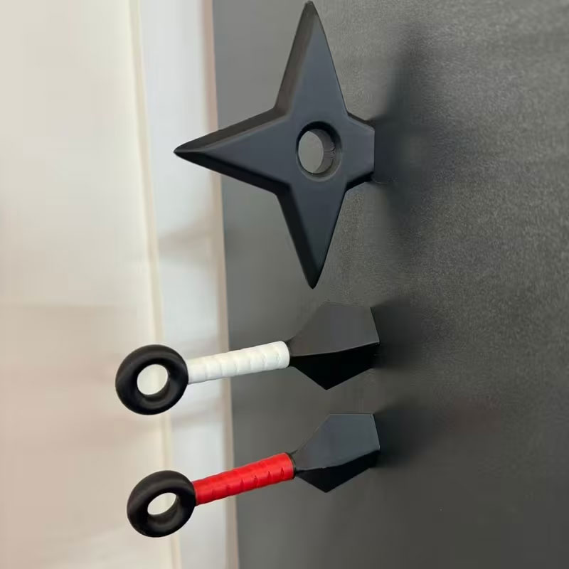 Model Kit Ninja - Dekoracja na lodówkę, Zabawna dekoracja 3D