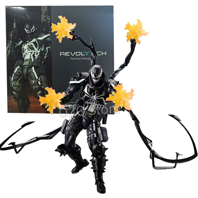 Model Kit Spiderman - Agent Venom figurka Kaiyodo Revoltech figurka