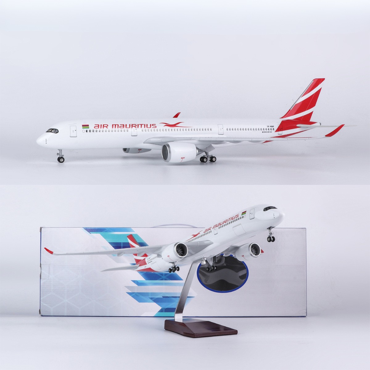 Model Kit Planes - Model samolotu Mauritius A350, 47 cm,