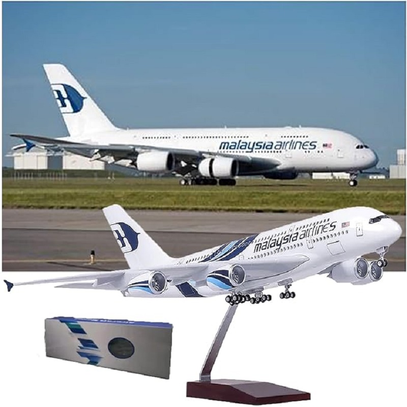 Model Kit Planes - Model samolotu Malaysia Airlines A380 w