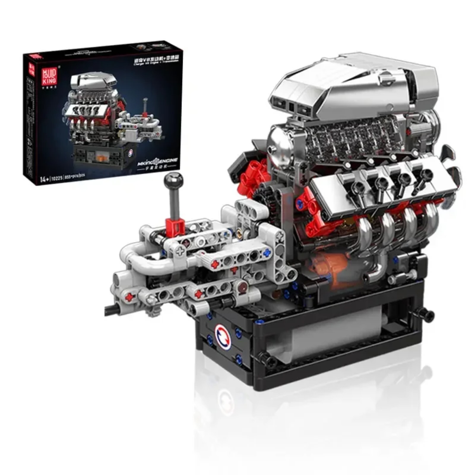 Mould King 10225 Zestaw do bud – Model Kit V8 Engine recenzja i cena