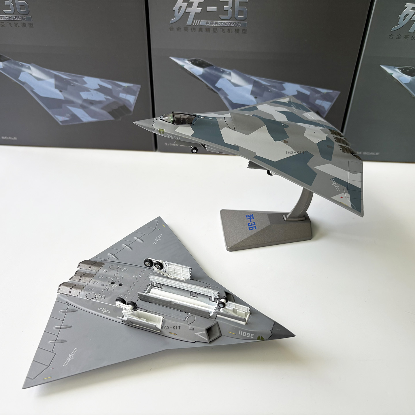 1/144 J-36 Chiński Samolot 6.  – Model Kit Planes recenzja i cena