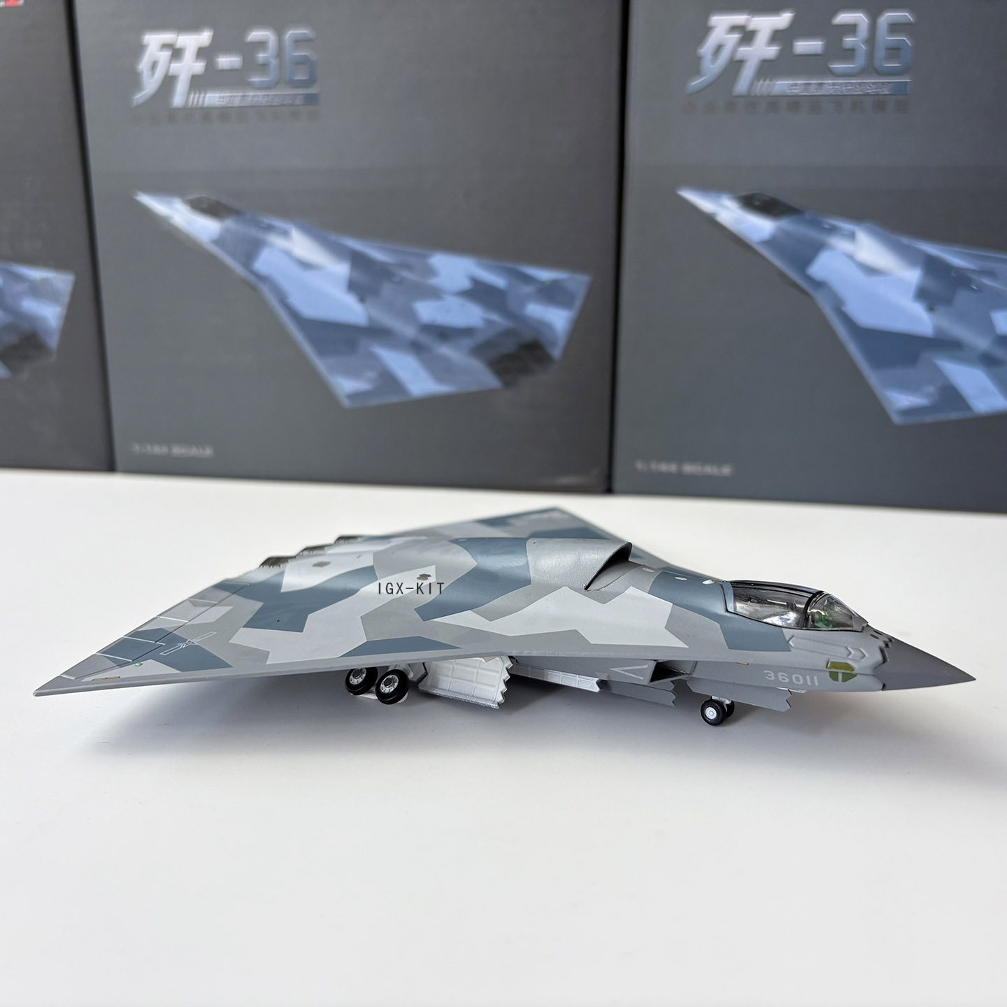 1/144 J-36 Chiński Samolot 6.  – Model Kit Planes recenzja i cena