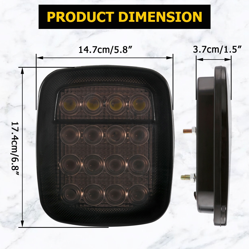 2 sztuki / zestaw 16 diod LED  – Model Kit Jeep recenzja i cena