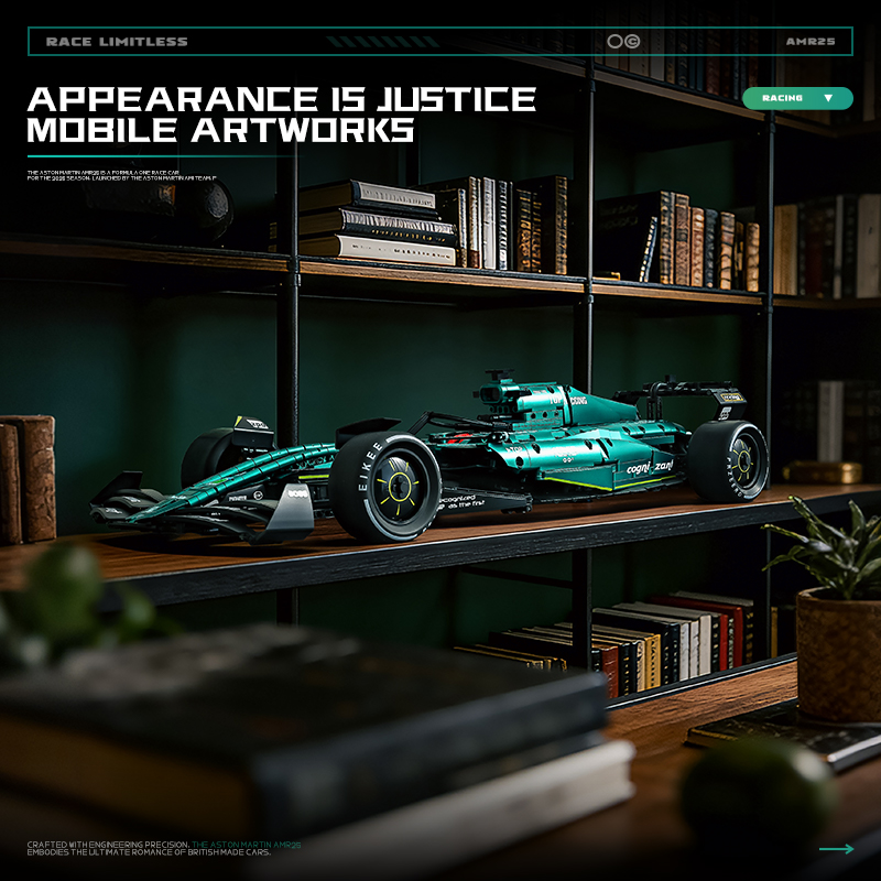 1960 elementów Techniczny Mode – Model Kit F1 recenzja i cena