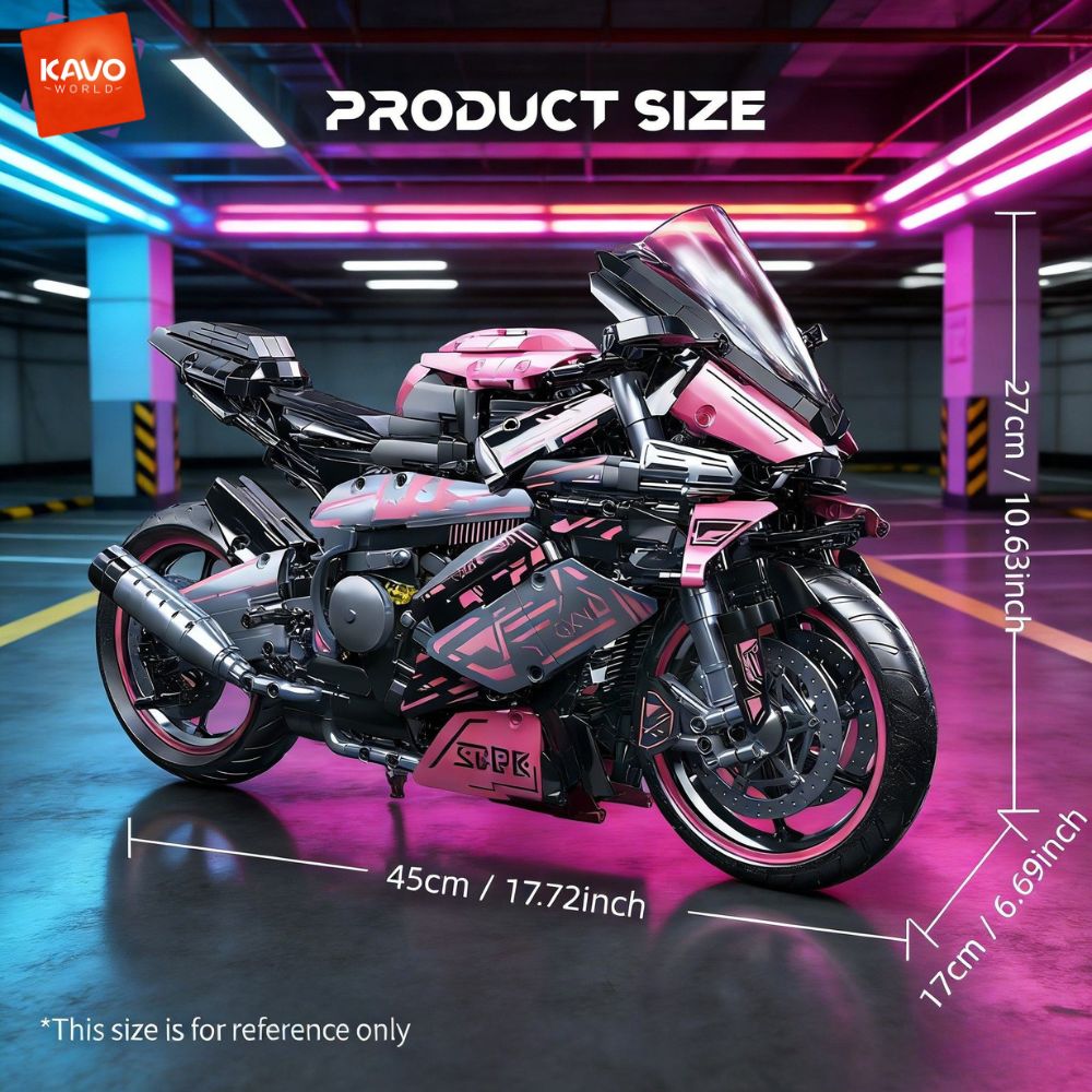 KAVOWORLD 2096 elementów Różow – Model Kit In Era recenzja i cena