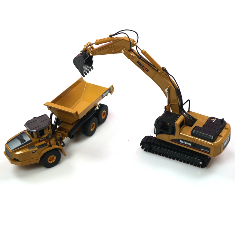 HUINA 1:50 Wywrotka Koparka Ła – Model Kit Excavator recenzja i cena