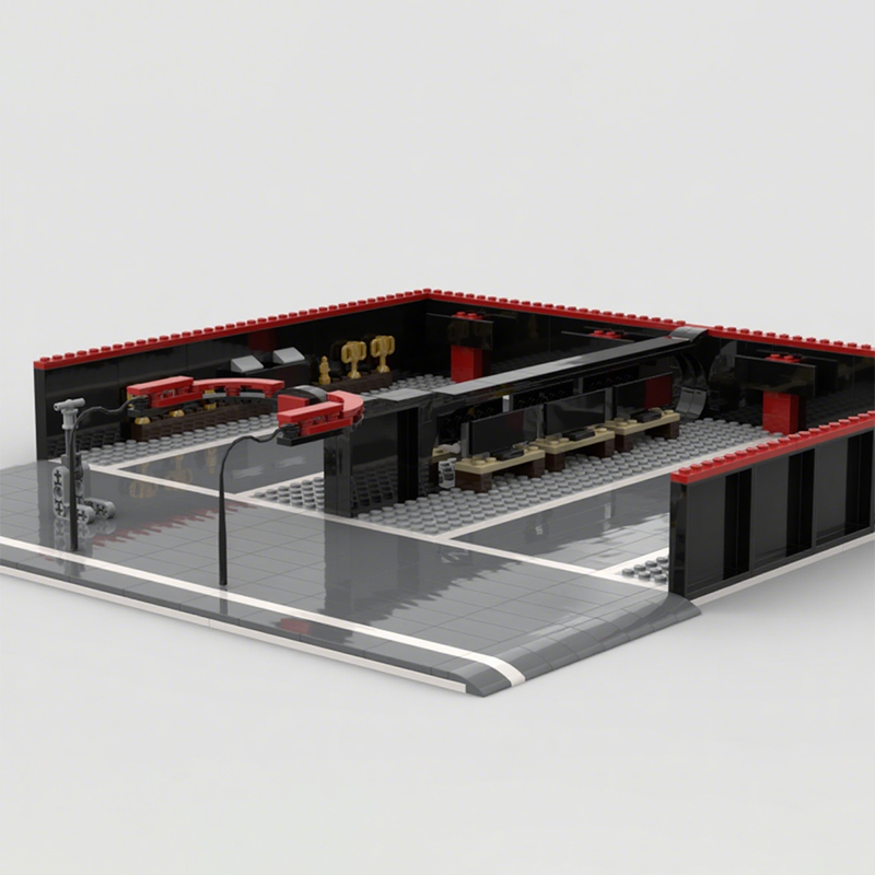 540 elementów MOC F1 Tor Wyjaz – Model Kit F1 recenzja i cena