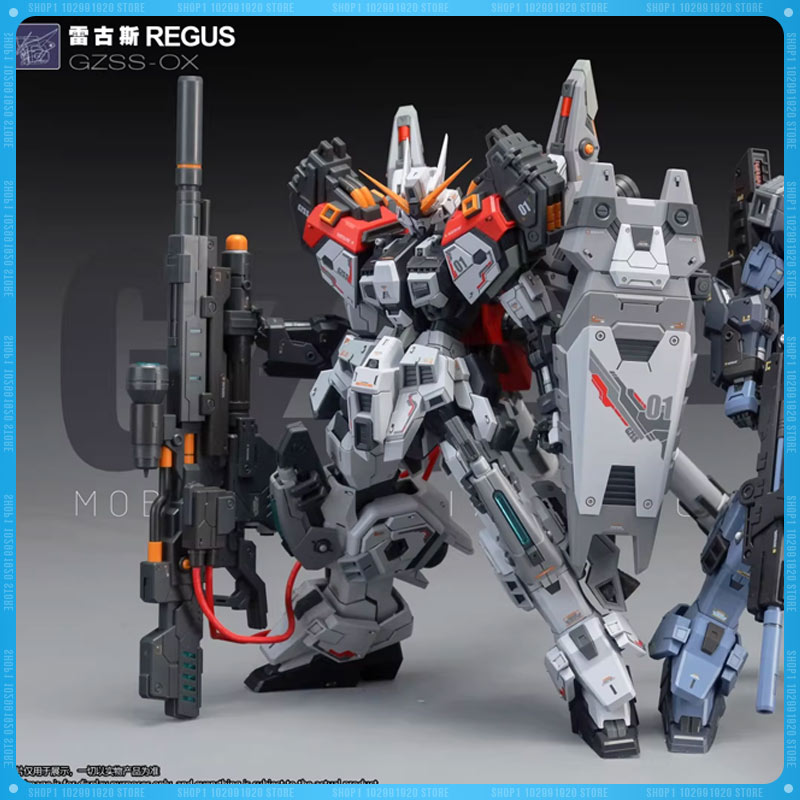 Nowy model 1/100 ZZA MG REGUS  – Model Kit Regus recenzja i cena
