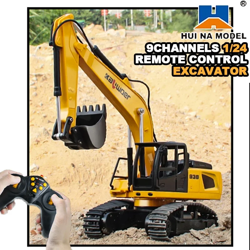 Huina Rc Excavator 1/24 9Ch Zd – Model Kit Excavator recenzja i cena