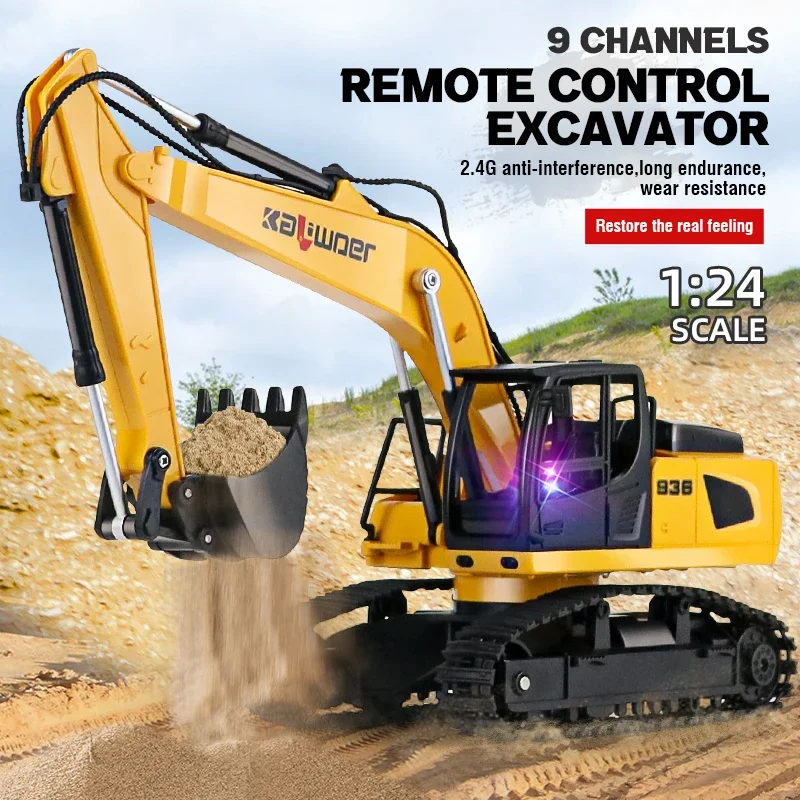 Huina Rc Excavator 1/24 9Ch Zd – Model Kit Excavator recenzja i cena