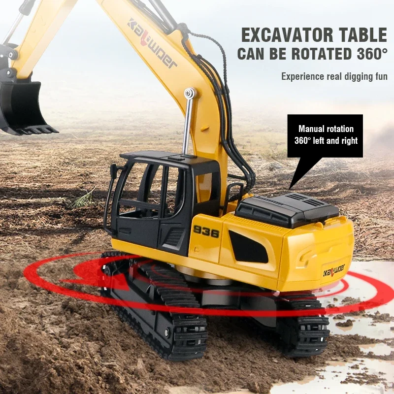 Huina Rc Excavator 1/24 9Ch Zd – Model Kit Excavator recenzja i cena