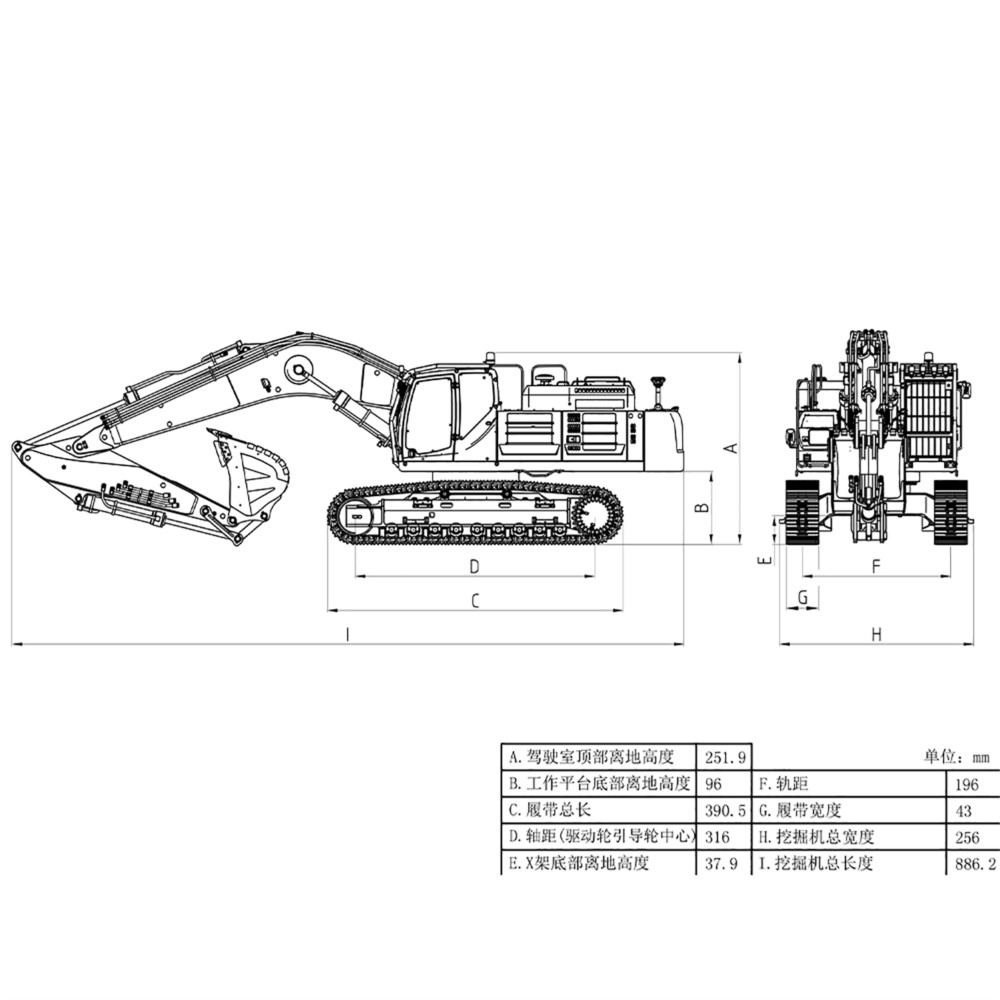 Zabawki LESU 1/14 ZESTAW CNC M – Model Kit Excavator recenzja i cena