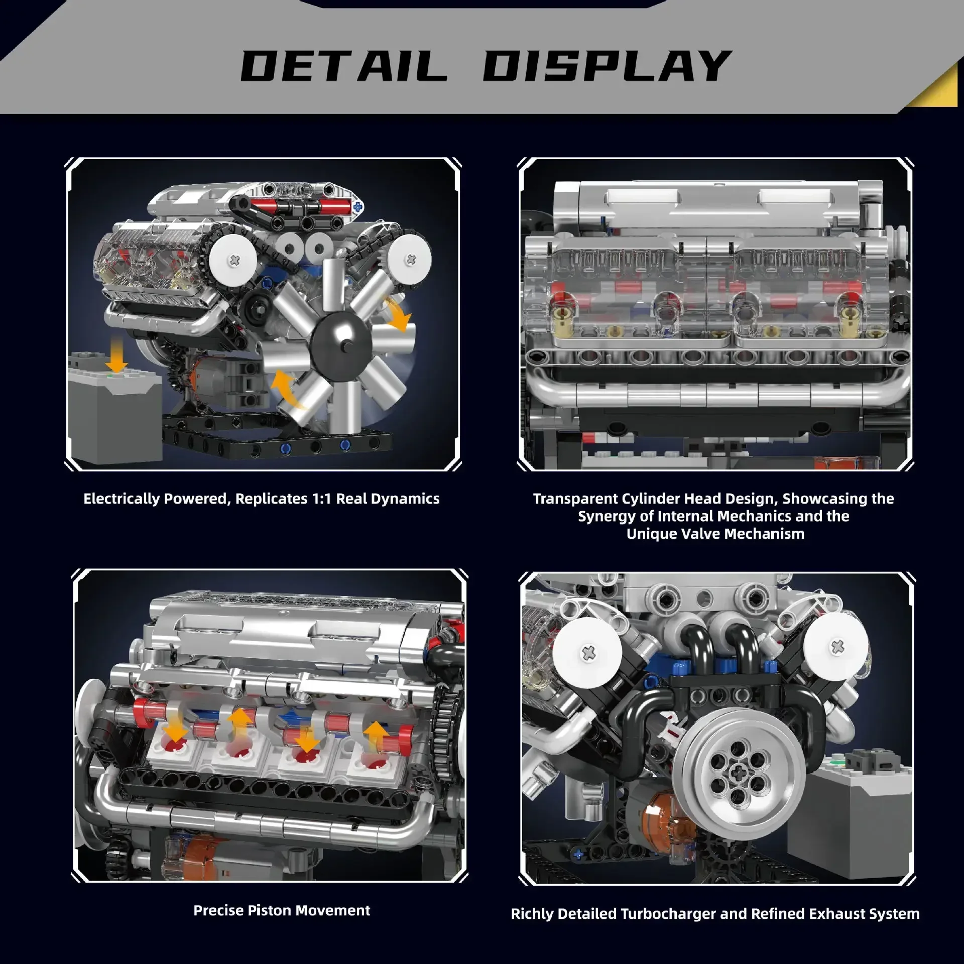 Zestawy klocków konstrukcyjnyc – Model Kit V8 Engine recenzja i cena