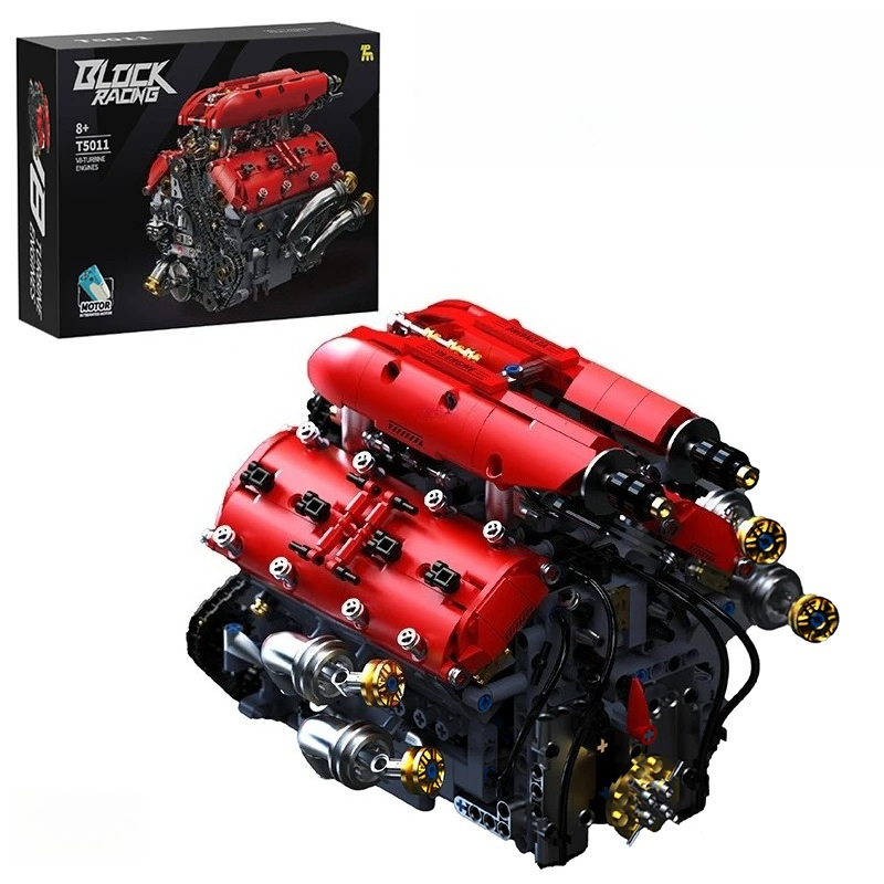 T5011 1370 elementów Symulacja – Model Kit V8 Engine recenzja i cena